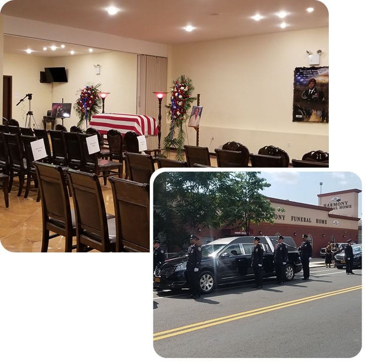 Chapel funeral service at Harmony Funeral Home serving the Kensington community.