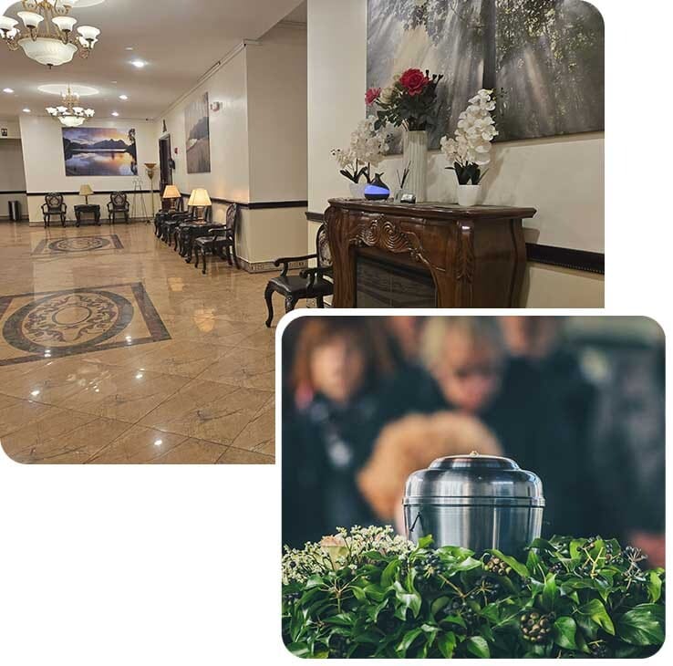 Clean and serene interior of Harmony Funeral Home serving Crown Heights, Brooklyn families.