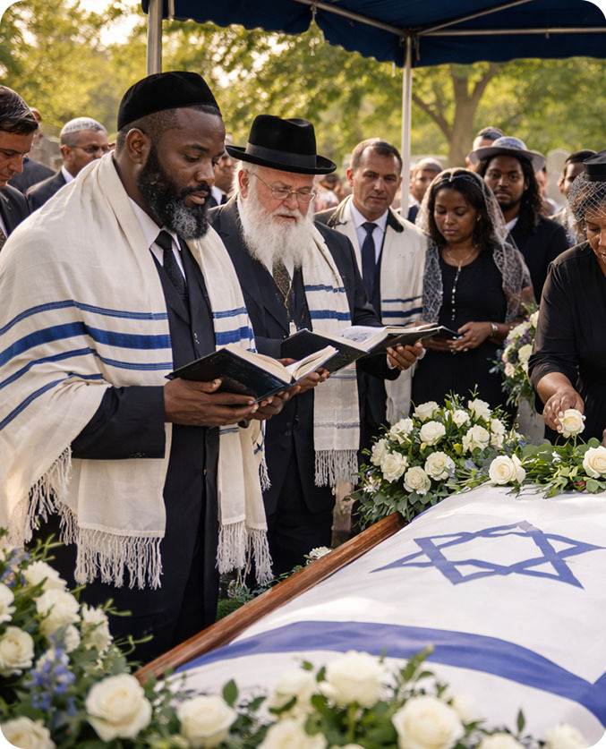 Jewish funeral service provided for families in Brownsville, Brooklyn.