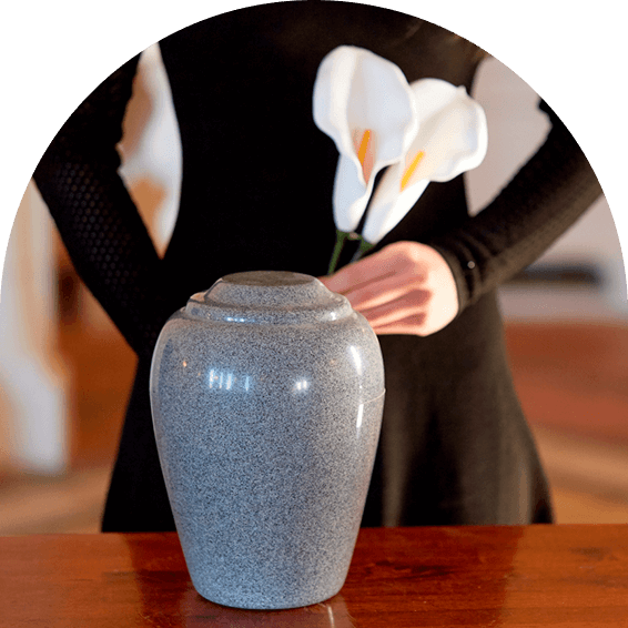 Exterior of Harmony Funeral Home highlighting service availability for families in Canarsie, Brooklyn.