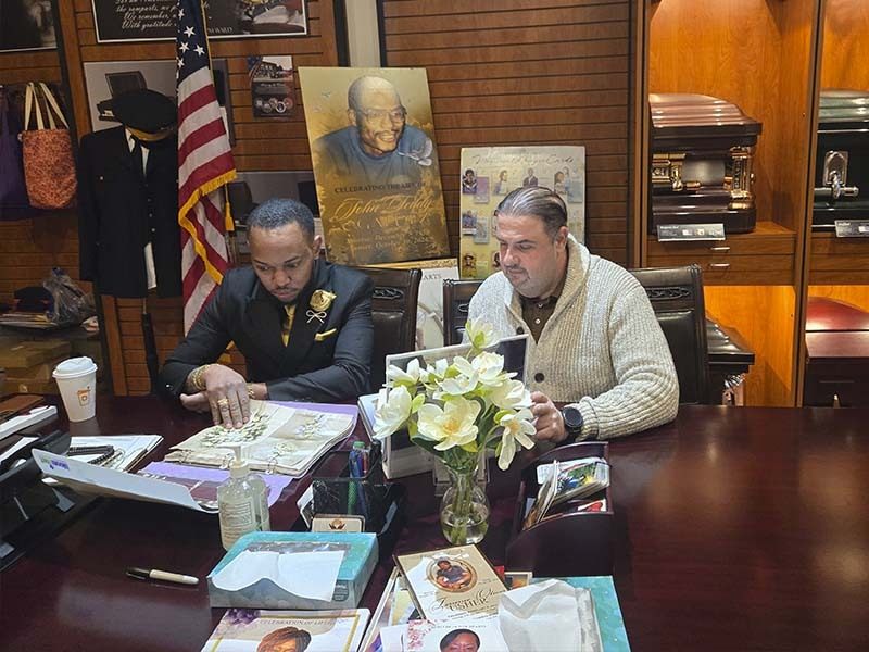 Funeral service tribute honoring a loved one at Harmony Funeral Home in Brooklyn NY