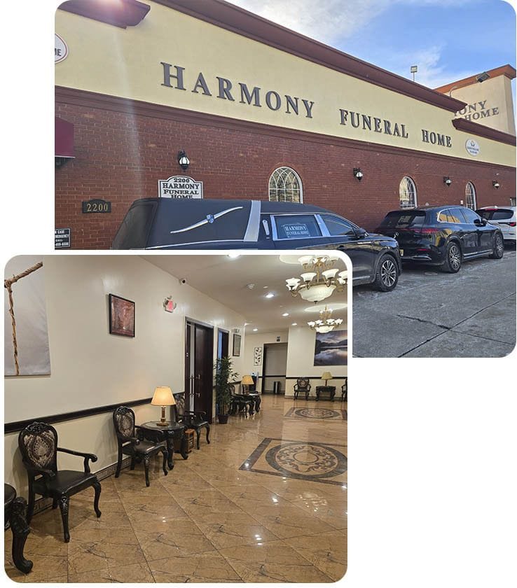 Harmony Funeral Home exterior serving families in the Midwood Brooklyn community