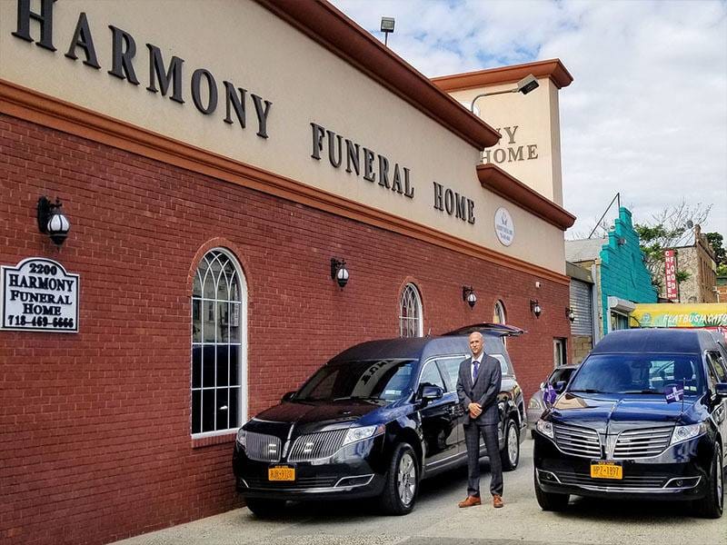 Traditional Orthodox Christian funeral ceremony organized by Harmony Funeral Home in Brooklyn NY