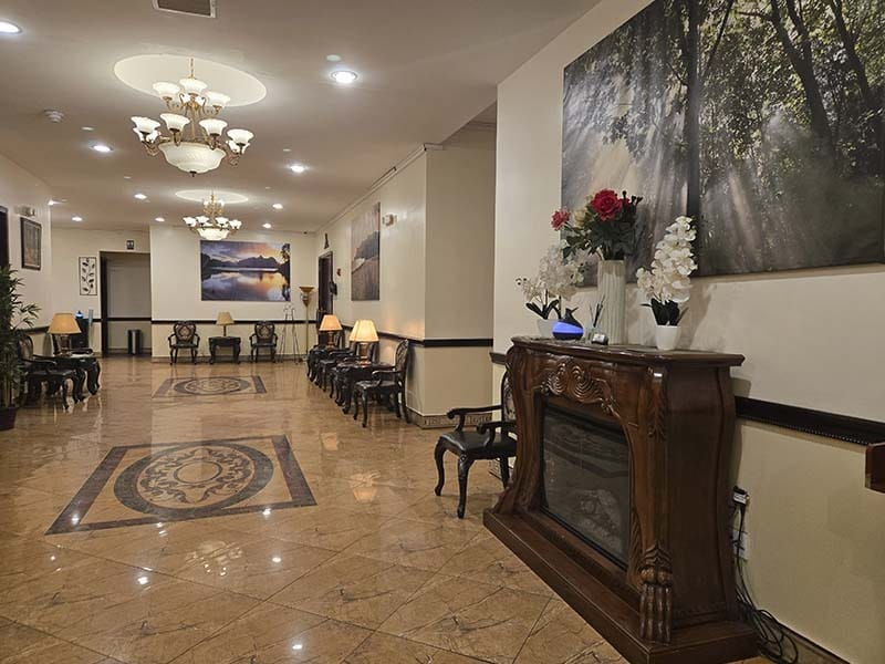 Repass reception hall for post funeral gathering at Harmony Funeral Home 2200 Clarendon Rd Brooklyn NY